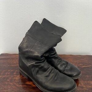 Fiorentini + Baker Mike Moto soft leather boots, black, size EU 37.5